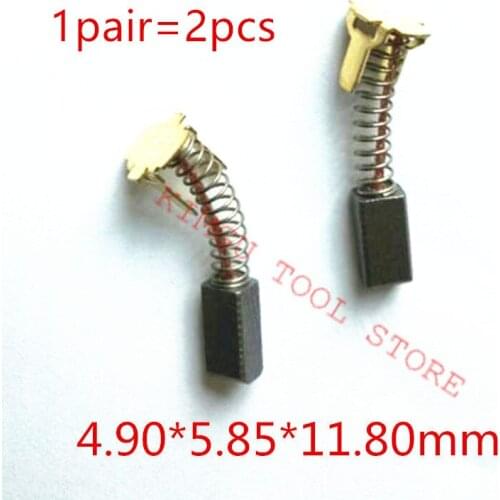 2 Pairs Replacement Carbon Brushes For HITACHI 999054 WF14DSL G18DMR G18DL G14DSL G14DMR G14DL DV18DSL DV18DMR DV18DL DV14DSL