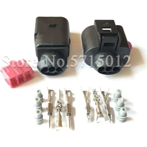 3 Hole 1J0 973 703 1717888-1 1J0973803 1.5mm Auto Air-Condition Pressure Switch Socket Camshaft Sensor Plug Auto Connector