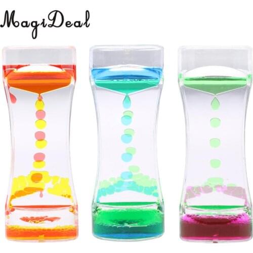 3 Pieces Mix Color Liquid Timer Kids Sensory Educational Time out Tool A