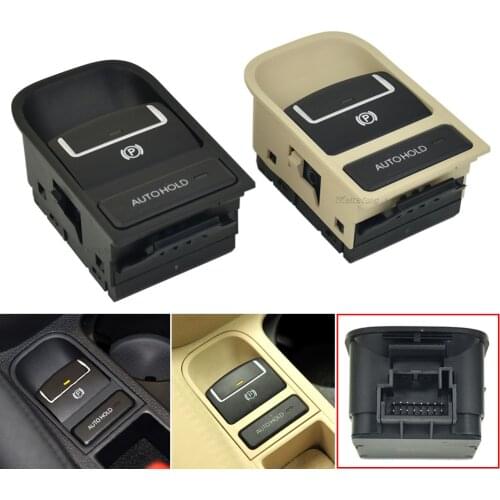 5N0927225A Black/Beige Parking Hand Brake Switch Electronic Switch For VW Tiguan 2008-2015 Sharan 2011-2016 For Seat Alhambra