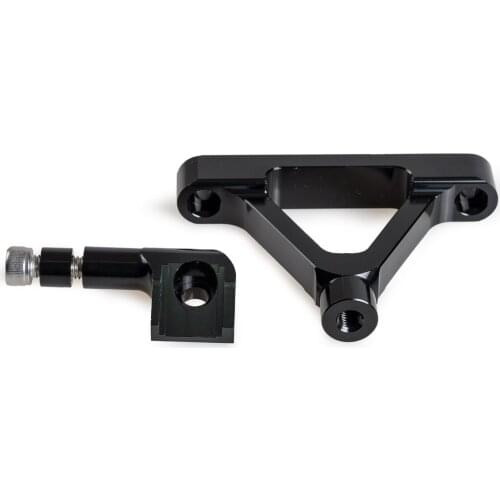 Titanium Steering Damper Mounting Kit FOR Kawasaki Ninja ZX-6R 2007-2008 CNC New CNC Steering Damper Stabilizer Bracket