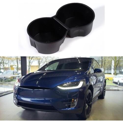 Car Centre Console Cup Holder for Tesla Model X/S 2017 2018 2019 2020 2021 ABS Car Cup Holder Limiter