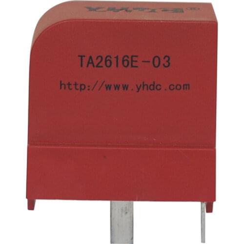 Free shipping YHDC TA2616E-00 Primary Coil built-in type Current Transformer Input 0-2A Output 0-40mA 20:1000 PCB Mounting