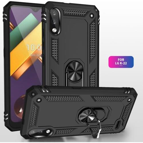 Armor Stand Phone Case For LG K22 K53 K92 5G K51S K40S K61 K31 K51 K50S K30 2019 K10 K50 K40 K12 Plus Anti Fall Protection Cover