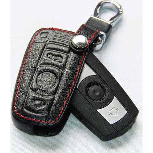 Peacekey Genuine Leather For Bmw Wallet Key Case cover bag For Bmw F30 E30 E34 E36 E39 E46 E90 F01 F10 X1 X3 X5 X6 116 I 118I