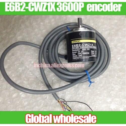 1pcs Incremental three-phase ABZ 3600 line encoder / 2M E6B2-CWZ1X 3600P / R optical rotary encoder for OMRON