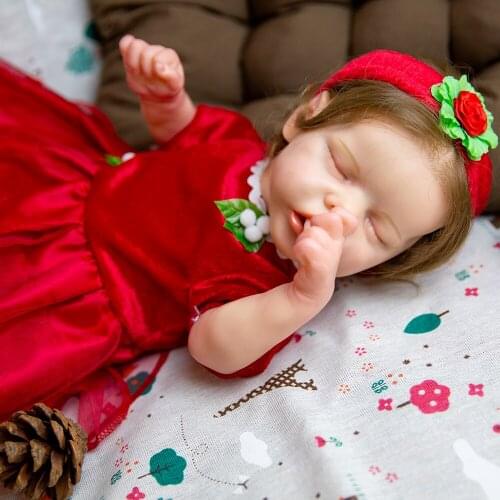 Hoomai Christmas New Reborn Baby With Soft Body Bebe Reborn Dolls For Children ChristmasGift Toy