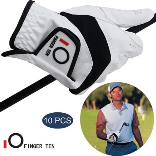 Summer Training Anti Slip Golf Gloves Men Cabretta Leather Breathable Left Right Hand Golfing Glove S M ML L XL Drop Shipping