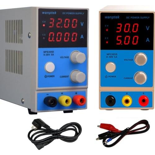Mini DC Power Supply 30V 5A NPS305D Voltage Regulator Adjustable Digital Display Laboratory Switching Test Power Supply