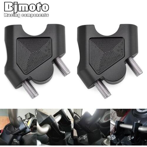 Motorcycle Aluminum Alloy Handlebar Risers Height up Adapters For SUZUKI DL250 GW250F/S DL650 Mount Riser