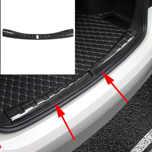 Stainless Steel Sill Plate Rear Interior Trunk Bumper Guard Trim Fit For BMW 3 Series G20 2019 2020