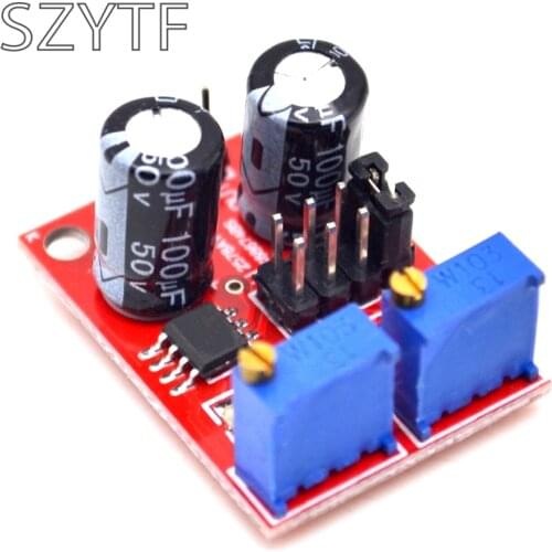 NE555 pulse frequency duty cycle adjustable module square wave rectangular wave signal generator stepper motor drive