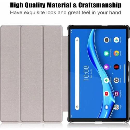 New For Lenovo Tab M10 FHD Plus 10 3 Case TB-X606F TB-X606X 2020 Folding Stand Smart Cover for Lenovo Tab M10 Plus Tablet