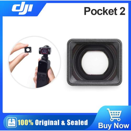 DJI Osmo Pocket 2 Wide Angle Lens Original Accessories Provides An 110° FOV 15mm Equivalent Focal Length To Capture More