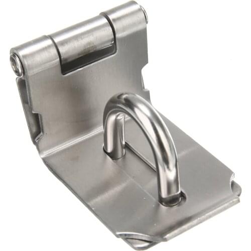 Durable Stainless Steel Door Lock Buckle Hasp Staple Gate Door Shed Latch Lock Plate Door Latch Clasp For Padlock Security