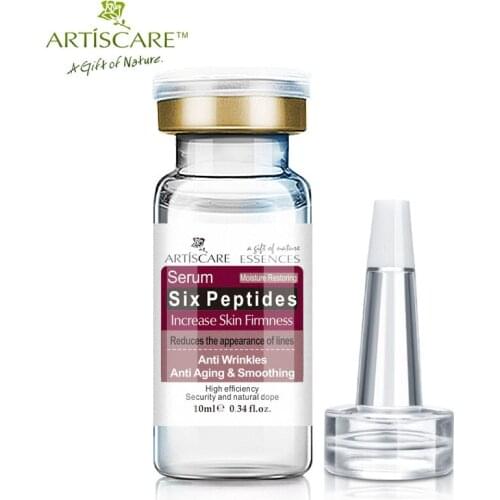 Collagen Six Peptides Face Serum Anti Aging Wrinkle Remover Hydrating Anti-Aging Firming Liquid Fine Lines Skin Care Essence