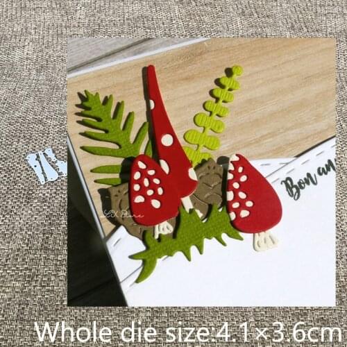 New Design Craft Metal stencil Cutting Dies lovely Mushroom decoration scrapbook die cuts Album Paper Card Craft Embossing