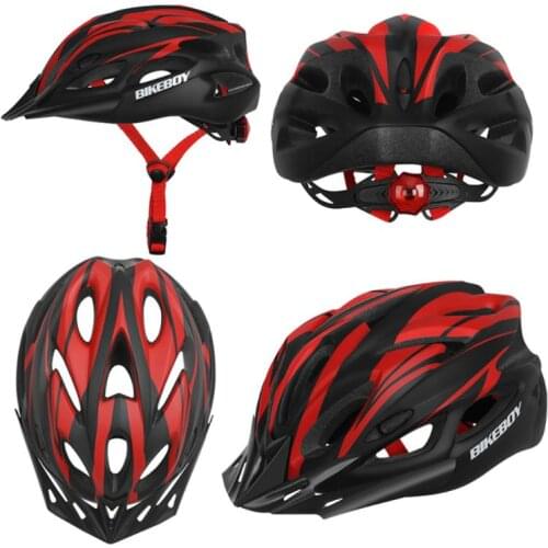 1pcs NEW Bikeboy Bicycle Helmet Road MTB Cycling Helmets Integrally-molded MTB Men Women Ultralight Bike Helmet With Light