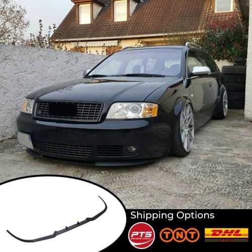 For AUDI A6 / S6 / RS6 C5 CUPRA R FRONT SPOILER BUMPER LIP Euro Spoiler Lip Universal 3 pcs Body Kit