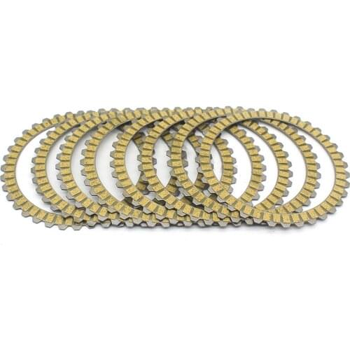 Motorcycle 8Pcs Paper-Based Clutch Friction Plates Kits For Harley XL883 XL1200 1200X48 SPORTSTER 1991-2011