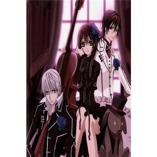 D0706 Vampire Knight Anime Silk Fabric Poster Art Decor Indoor Painting Gift