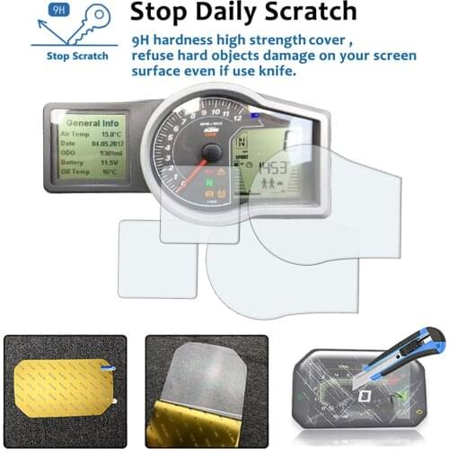 For KTM 1050 1090 1190 1290 ADV Adventure GT 1290 SUPER DUKE R Motorcycle Cluster Scratch Protection Film Screen Protector