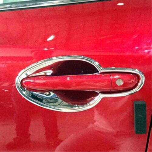 For Mazda 6 M6 Atenza 2013-2018 ABS Outer Door Handle Bowls Cover Decor Trim 8pcs