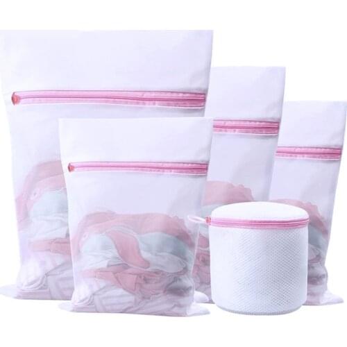 Laundry Bag Clothes Washing Machine Laundry Bra Aid Lingerie big Mesh Net Wash Sweater Knitted Protection Bag Laundry Organizer