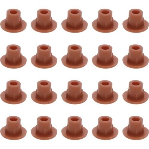 MroMax New Screw Hole Covers Plastic Household Hardware Furniture Rod Diameter 5mm Cap Diameter 8mm Height 6mm 30/50/100/200pcs