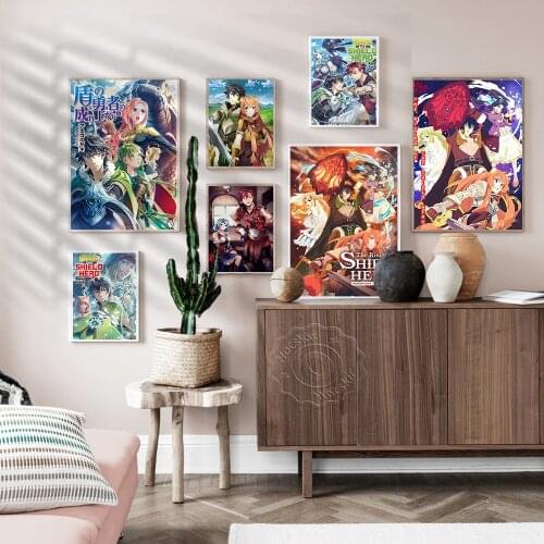 Anime The rising of the shield hero Poster, Wall Stickers, The rising of the shield hero, Anime Poster, Wall Picture, Gift