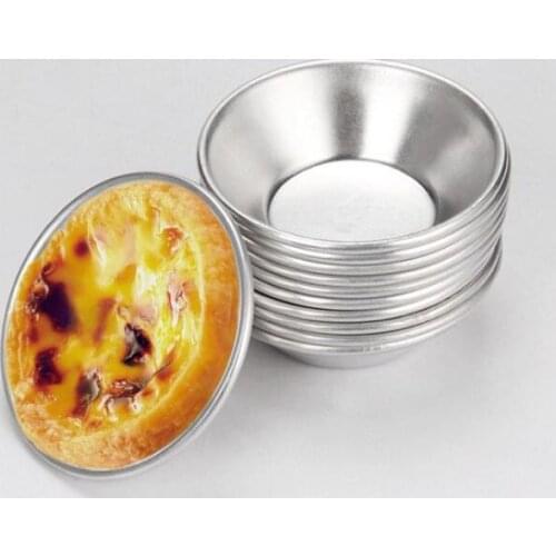 Silver Eggs Tarts Mold Mini Homemade Pie Quiche Baking Pan Cookies Pudding Mould DIY Baking Tools Kit LX9399