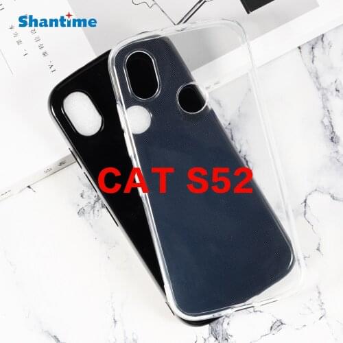 For CAT S52 Gel Pudding Silicone Phone Protective Back Shell For CAT S52 Soft TPU Case