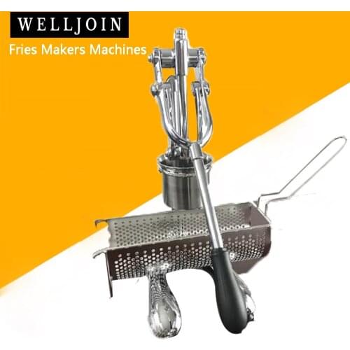 Super Long French Fries Makers Machines Stainless Steel Longest Footlong Mashed Potatoes Fried Chips Extruders Ricers Device