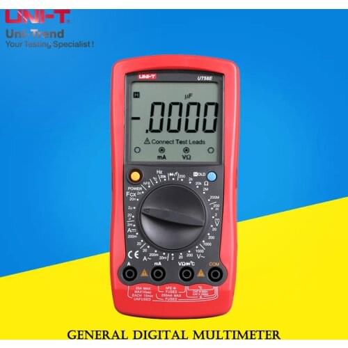 UNI-T UT58A/UT58B/UT58C/UT58D/UT58E Manual range General Digital Multimeter; Diode/Triode Test