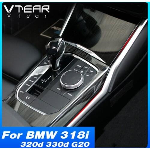 Vtear Interior Central Control Storage Box Cover Decoration Car Inner Charger Plug Accessories Parts For BMW 318i 320d 330d G20