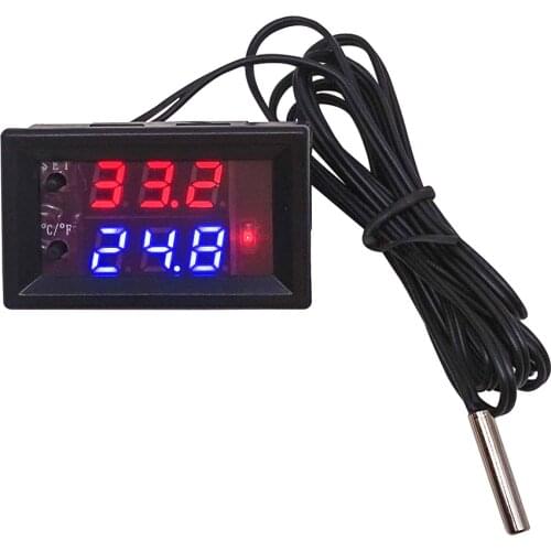 W2809 W1209WK Digitale LED Thermostaat Temperatuur Controller Smart Temp Sensor Board Module 12V DC + Waterdichte NTC sensor