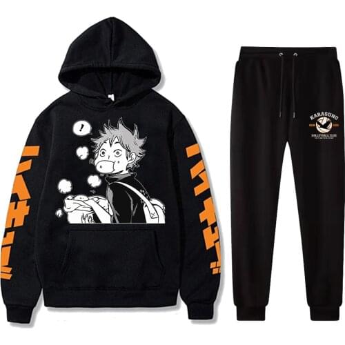 Japanese Anime Hunter X Hunter Hoodie Pants Casual Men Women Tracksuits Casual Jogging Suits Harajuku