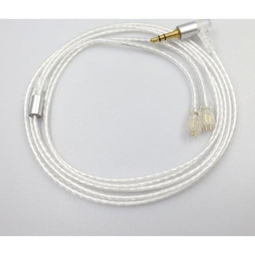 ZSFS Transparent Silver plated 0.75mm connector Headphone Cable For UE TF10 TF15 5Pro SF3 SF5 Headphones Replacement Cables