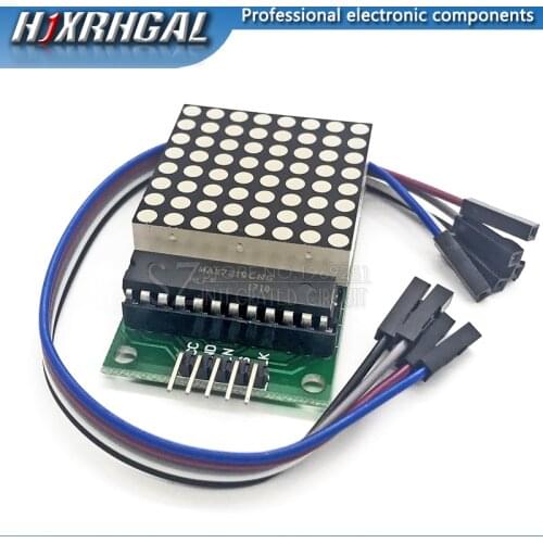 1pcs MAX7219 Dot Led Matrix Module MCU LED Display Control Module Kit For Arduino new hjxrhgal