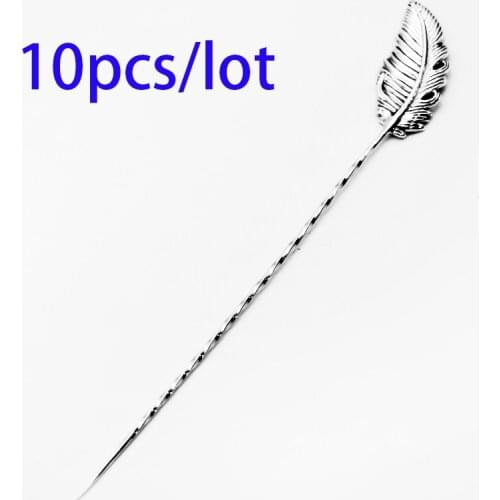 10pcs 925 Sterling Silver Feather Cigar Needle Loose Punch Cutter Burr Dredge Hole Puncher Portable Smoking Tools Accessories