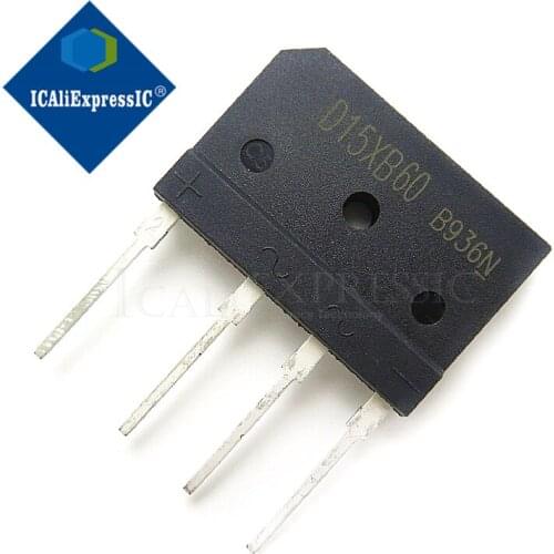 10PCS D15XB60 ZIP-4 bridge rectifier new original In Stock