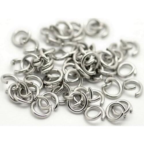 10000pcs /lot 316L Stainless Steel Open Jump Ring & Split Ring Suit for DIY Necklace braccelet Jewelry