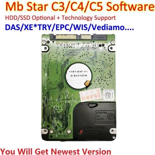 2020.06 MB STAR C4 Full Software XEN/DAS/EPC/WIS/Starfinder/EWA/VEDIAMO/DTS-Monaco in HDD/SSD For diagnosis C3 C4 C5