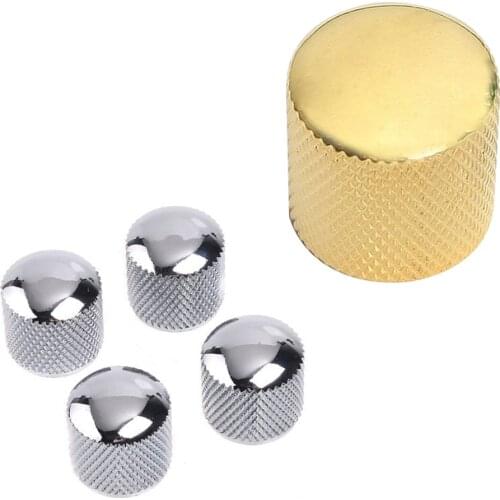 4x Guitar Dome Control Knobs for Fender Tele Replacement