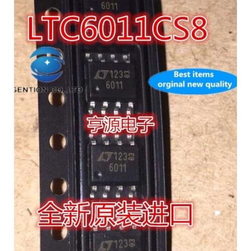5PCS LT6011CS8 LT6011 silk-screen SOP 6011-8 in stock 100% new and original