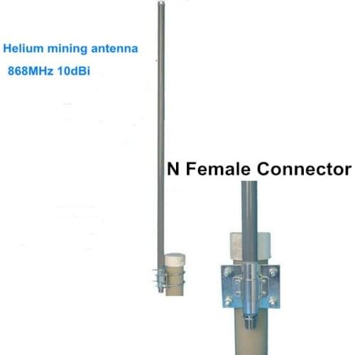 868M glider antenna 868MHz high gain10dBi omni fiberglass antenna outdoor roof monitor aerial N female
