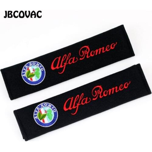2pcs Car Accessories Emblems Car Styling Case For Alfa Romeo Giulietta Mito Spider GT 159 147 156 Auto Sticker Cover Car-Styling