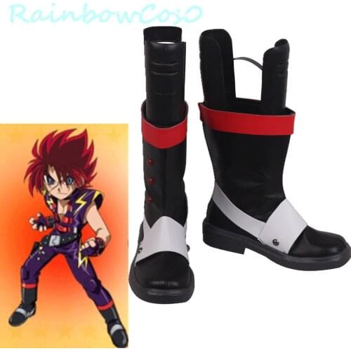 RainbowCos0 Cosplay Shoes Battle B Daman Boots Game Anime Halloween Christmas