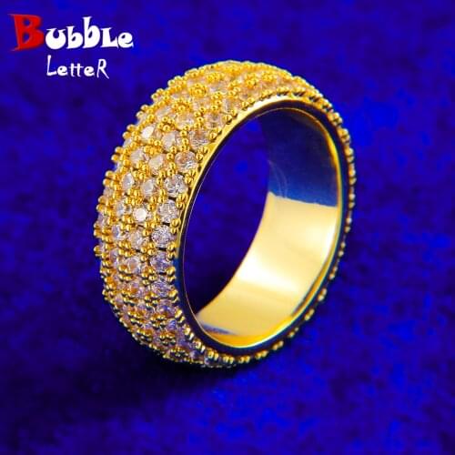 Bubble letter Rings