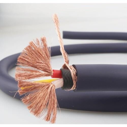 HI-End 3TS762 Power Supply Cable DIY Bulk Power cable Per Meter HIFI Mains Power Cord